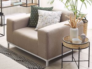 Beliani Zestaw 2 foteli ogrodowych beżowy z białym ROVIGO (228443) 2