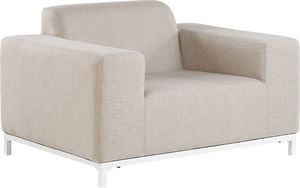 Beliani Zestaw 2 foteli ogrodowych beżowy z białym ROVIGO (228443) 3