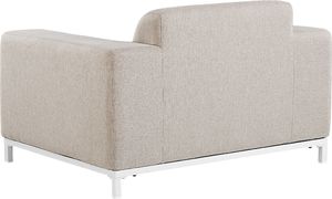 Beliani Zestaw 2 foteli ogrodowych beżowy z białym ROVIGO (228443) 5