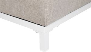 Beliani Zestaw 2 foteli ogrodowych beżowy z białym ROVIGO (228443) 6