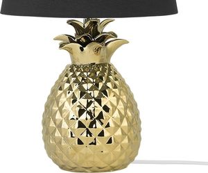Lampa stołowa Beliani Lampa stołowa ceramiczna złota PINEAPPLE 7