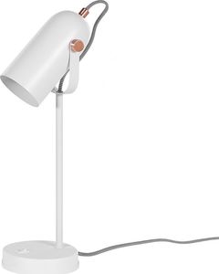 Lampka biurkowa Beliani biała  (200078) 1