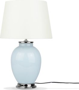 Lampa stołowa Beliani Lampka nocna ceramiczna niebieska BRENTA 1