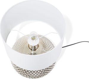 Lampa stołowa Beliani Lampa stołowa szklana złota MADON 3