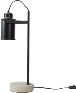 Lampa stołowa Beliani Lampa biurkowa regulowana metalowa czarna MUNDAKA 1