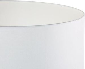 Lampa podłogowa Beliani Lampa podłogowa drewniana biała NITRA 3