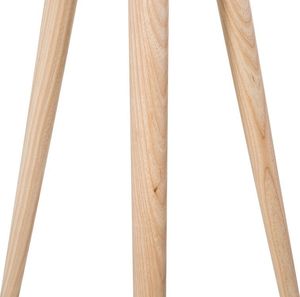 Lampa podłogowa Beliani Lampa podłogowa drewniana biała NITRA 5