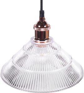 Lampa wisząca Beliani Lampa wisząca szklana CURONE 5
