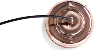 Lampa wisząca Beliani Lampa wisząca metalowa miedziana PADMA 5