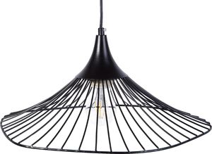 Lampa wisząca Beliani Lampa wisząca metalowa czarna GIONA 3