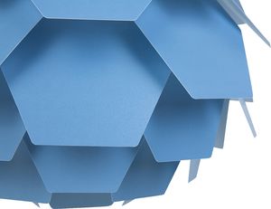 Lampa wisząca Beliani Lampa wisząca niebieska SEGRE 3