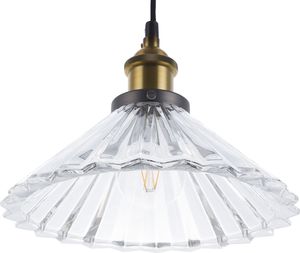 Lampa wisząca Beliani Lampa wisząca szklana COLORADO 3