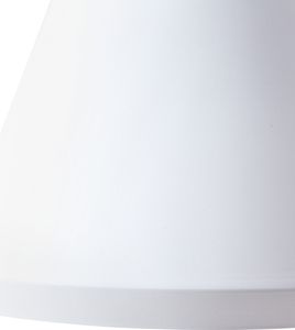 Lampa wisząca Beliani Lampa wisząca metalowa biała MACKENZIE 3