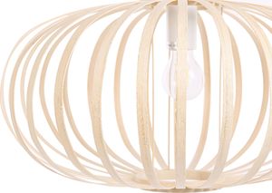 Lampa wisząca Beliani Lampa wisząca bambusowa jasne drewno HAVEL 6