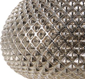 Lampa wisząca Beliani Lampa wisząca szklana złota MADON 4