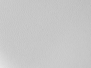 Beliani Łóżko skórzane 180 x 200 cm białe NANTES 1