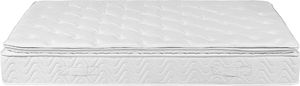 Beliani Materac kieszeniowy memory foam ze zdejmowalnym pokrowcem 160 x 200 cm LUXUS 1