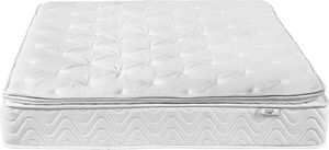 Beliani Materac kieszeniowy memory foam ze zdejmowalnym pokrowcem 140 x 200 cm LUXUS 3