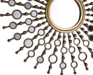 Beliani Lustro ścienne 70 cm złote BLOIS 3