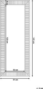 Beliani Lustro ścienne 51 x 141 cm złote CASSIS 3