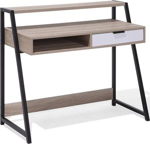 Biurko Beliani Calvin Jasnobrązowe 100 cm x 46 cm 2