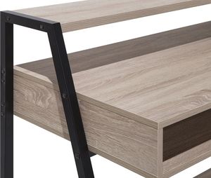 Biurko Beliani Calvin Jasnobrązowe 100 cm x 46 cm 8