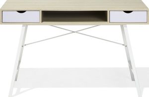 Biurko Beliani Clarita Jasnobrązowe 120 cm x 48 cm 2