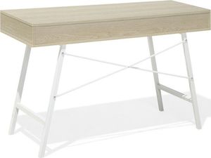 Biurko Beliani Clarita Jasnobrązowe 120 cm x 48 cm 5