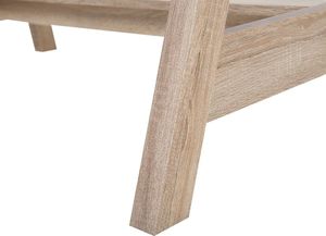 Biurko Beliani Jackson Jasnobrązowe 110 cm x 60 cm 7