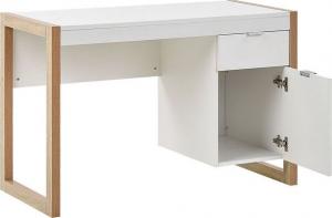 Biurko Beliani Johnson Białe 112 cm x 50 cm 2