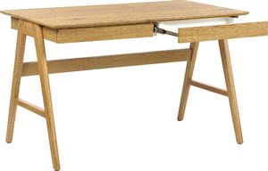 Biurko Beliani Sheslay Jasnobrązowe 120 cm x 70 cm 2