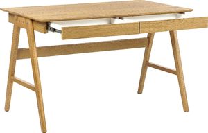 Biurko Beliani Sheslay Jasnobrązowe 120 cm x 70 cm 3