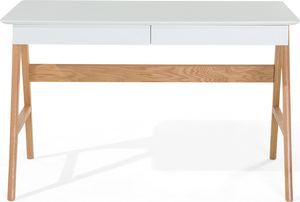 Biurko Beliani Sheslay Białe 120 cm x 70 cm 2