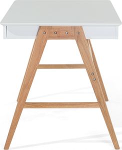 Biurko Beliani Sheslay Białe 120 cm x 70 cm 3