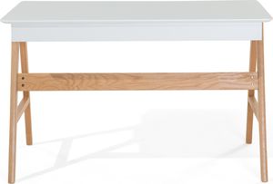 Biurko Beliani Sheslay Białe 120 cm x 70 cm 4