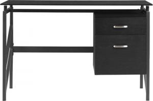 Biurko Beliani Czarne 117 cm x 57 cm 2