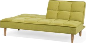 Beliani Sofa rozkładana zielona SILJAN 4
