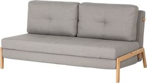Beliani Sofa rozkładana jasnoszara EDLAND 2