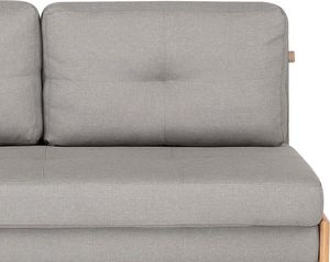 Beliani Sofa rozkładana jasnoszara EDLAND 3