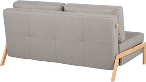 Beliani Sofa rozkładana jasnoszara EDLAND 4