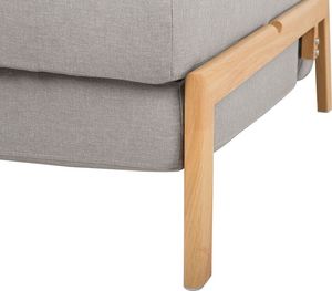 Beliani Sofa rozkładana jasnoszara EDLAND 6