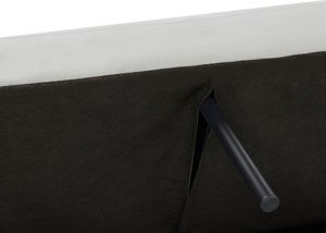 Beliani Sofa rozkładana welurowa jasnoszara VIMMERBY 7