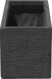 Beliani Doniczka 50 x 23 x 24 cm czarna MYRA 3