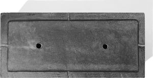 Beliani Doniczka 50 x 23 x 24 cm czarna MYRA 4