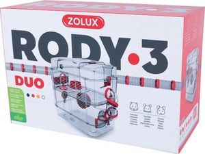 Zolux ZOLUX Klatka RODY3 DUO kol. czerwony 2