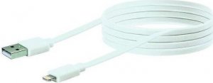 Kabel USB Schwaiger USB-A - Lightning 2 m Biały (LKF200L532) 1
