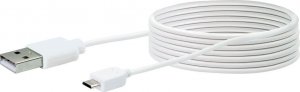 Kabel USB Schwaiger USB-A - micro-B 2 m Biały (LK200M532) 2