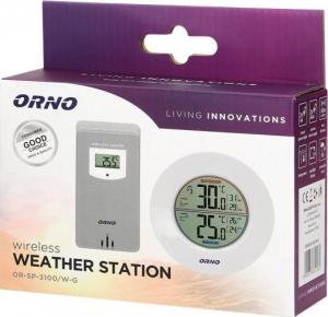 Stacja pogodowa Orno biała (OR-SP-3100/W-G) 3
