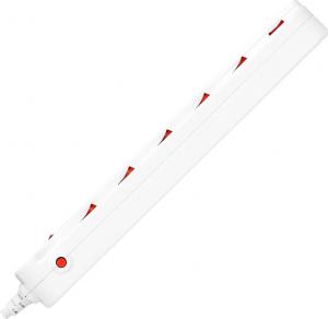 Listwa zasilająca Orno Multiswitch przeciwprzepięciowa 6 gniazd 1.5 m biała (OR-AE-13162-1,5M) 6