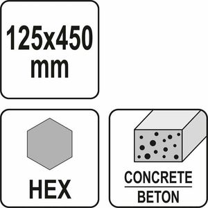 Yato Dłuto 125mm do betonu i asfaltu YT-47372 3